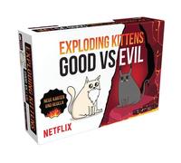 Asmodee Exploding Kittens, Exploding Kittens - Good vs Evil, Party Game, Card Game, 2-5 Players, From 7+ Years, 15 Minutes, German, Multicoloured, Colourful