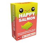 Asmodee Exploding Kittens, Happy Salmon, Party Game, 3-8 Players, from 6+ Years, 90 Seconds, German, Multicoloured, Colourful