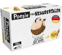 Asmodee Exploding Kittens, Poetry for Neanderthals, Party Game, Card Game, 2+ Players, from 7+ Years, 15 Minutes, German