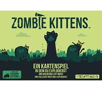 Exploding Kittens Zombie Kittens Party Game Card Game 2-5 Players From 7+ Years 15 Minutes German