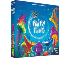 Asmodee - Fairy Ring - Draft and Strategy Board Game for Children from 8 Years Old - Build A Fairy Mushroom Village - 2 to 4 Players - 40 Min - French - Rest Production