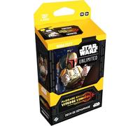 Asmodee - FFG - Star Wars Unlimited: Speed Up Light - Boba Fett Starter Deck - Trading Card Game - Exclusive Cards - Ages 12+ 2+ - French Version