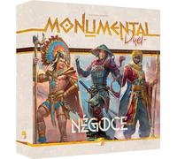 Asmodee Funforge Monumental Duel: Negoce - Board Games - Card Game - Game for Children and Adults - Game for 2 Players - Civilisation Game - from 10 Years - French Version