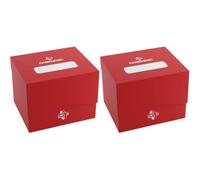 Asmodee Gamegenic | UNIT Side Holder 100+ XL - Red | Trading Card Game Accessory (Pack of 2)