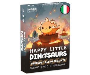 Asmodee: Happy Little Dinosaurs: Dangers on the Horizon, 8+ Years, 2-6 Players, Italian Edition
