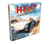 Asmodee, Heat Flirting Heat, German Version, Connoisseur Game Expansion for 1-7 Players from 10 Years, Full Throttle until the Tyres Smoke - A Racing Game with 60 Minutes Playing Time per Game
