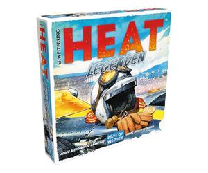 Asmodee, Heat Legends, German Version, Connoisseur Game Expansion for 1-5 Players from 10 Years, Faster Racing, Maximum Heat - A Racing Game with 60 Minutes Playing Time per Game