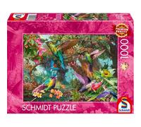 Asmodee Hummingbirds In A Burst Of Colour Puzzle - 1000 Pieces - Brand New And Sealed