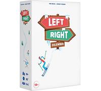 Asmodee - LEFT RIGHT DILEMMA - Card Game for Adults - Decanted Dilemmas, Guess Your Teammates' Answers - Cooperative Atmosphere Game - 3 to 6 Players - 30 Min- French Version - Cojones