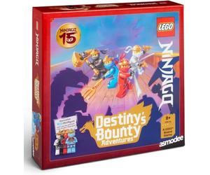 Asmodee LEGO Ninjago: Destiny’s Bounty Adventures! The official LEGO Ninjago board game. Cooperative adventure game for families. Play time 30 mins, for 2-4 players, Ages 8 and above, English