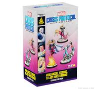 Atomic Mass Games, Marvel: Crisis Protocol - Avalanche, Exodus & Lady Mastermind, Character Expansion, Tabletop, 2 Players, from Age 14+, 90-120 Minutes, English, French and Spanish