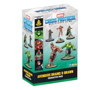 Asmodee | Marvel: Crisis Protocol - Avengers Brains & Brawn | Ages 14+ | Competitive 2 player battle-royale game, based in the Marvel Universe. Adding Hulk, Vision & the Winter soldier to your game