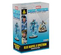 Asmodee | Marvel Crisis Protocol - Blue Marvel & Spectrum | Miniatures Tabletop Game | Ages 14+ | 2 Players | 90+ Minutes Playing Time