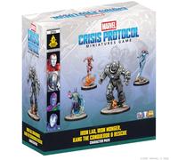 Asmodee | Marvel: Crisis Protocol Iron Lad, Iron Monder, Kang The Conqueror & Rescue | Miniatures Game | Ages 14+ | 2 Players | 90 Minutes Playing Time