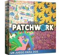Asmodee Patchwork Strategy Board Game and Puzzle for Ages 8+ for 2 Players, 30 Minutes per Game, Spanish