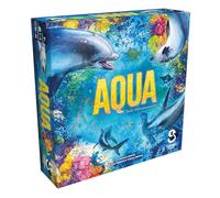 Asmodee Sidekick Games, Aqua: Colourful Underwater Worlds, Family Game, Tile Game, 1-4 Players, From 8+ Years, 30-45 Minutes, German