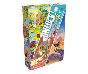 Asmodee Space Cow, Unlock! Kids: Stories from the Past, Children's Game, Puzzle Game, 1-4 Players, Ages 6+, 20 Minutes, German