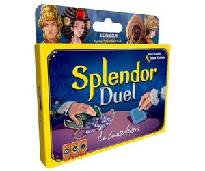 Asmodee Splendor Duel The Counterfeiters Expansion - 2 Player Strategy | Enhance your Splendor Duel experience with this 30-min expansion. Strategic 2-player board game fun for ages 10+.