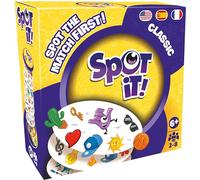 Asmodee Spot It! Classic Card Game (2024 Refresh) - Eco-Sleeve Edition, 5-in-1 Visual Perception Game for Quick Reflexes and Family Fun, Ages 6+, 2-8 Players, 10 Minute Playtime