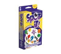 Asmodee Spot It! Classic Card Game (2024 Refresh) - Pocket Eco Edition 5-in-1 Visual Perception Game for Quick Reflexes and Family Fun Ages 6+ 2-8