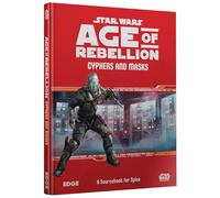 Asmodee Star Wars: Age of Rebellion Roleplaying Game Cyphers and Masks SOURCEBOOK - New Specializations, Species, Vehicles & Espionage Rules, RPG for Kids & Adults, Ages 14+, 3-5 Players