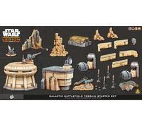 Asmodee | Star Wars Legion: Galactic Battlefield Terrain Starter Set | Miniatures Game Terrain | Ages 14+ | 2 Players | 90 Minutes Playing Time