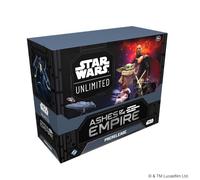 Asmodee Star Wars: Unlimited TCG Ashes of The Empire PRERELEASE Box - 6 Booster Packs + Hyperspace Luke Skywalker & Emperor Palpatine Cards, Ages 12+, 2+ Players, 20 Minute Playtime