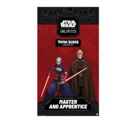 Asmodee | Star Wars: Unlimited TCG | Master and Apprentice: Count Dooku and Asajj Ventress Twin Suns Deck | Prebuilt 80-Card Multiplayer Deck | Age 12+ | 3 to 4 Players | 20 Min