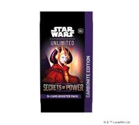 Asmodee Star Wars: Unlimited TCG Secrets of Power Carbonite BOOSTER PACK - Premium Variant Cards & Exclusive Prestige Cards, Ages 12+, 2+ Players, 20 Minute Playtime