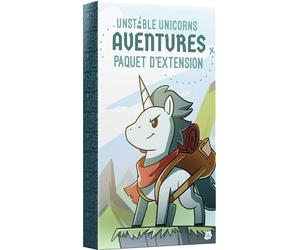 Asmodee - TeeTurtle - Unstable Unicorns - Expansion: Adventures - Games - Card Games - Games for Adults and Children from 8 years - 2 to 8 Players - French Version