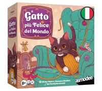 Asmodee The Happiest Cat In The World - Cat Board Game | Board Game in which to create the best house for your kitten - 2-4 players - 8+ years old - 30 minutes - Italian edition