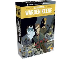 Asmodee - The Secrets of Warden Keene - Bombyx - Cooperative narrative investigation game - puzzles in a cemetery - from 10 years old - 1 to 4 Players - 20 Min - French Version