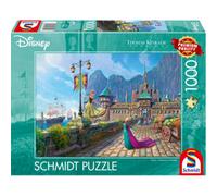 Asmodee Thomas Kinkade: Disney Frozen Celebrating In Arendelle Puzzle - 1000 Pieces - Brand New And Sealed