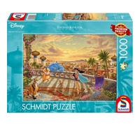 Asmodee Thomas Kinkade: Disney Jasmine Dancing In The Desert Sunset Puzzle - 1000 Pieces - Brand New And Sealed