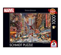 Asmodee Thomas Kinkade: Marvel Deadpool Snow Day (1000Pc) - Brand New And Sealed