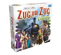 Asmodee, Ticket to Ride Europe (Refresh), Family Game, German | Basic game, strategic board game over railway tracks in Europe for 2-5 players, 30-60 minutes, from 8 years