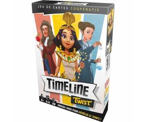 Asmodee - Timeline Twist - Board Game for Children from 8 Years Old - Cooperative Card Game - Put in Order Historical Events - 2 to 6 Players - 20 Min - in French - Zygomatic