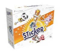 Asmodee Two Manta Editions Stickers Family Game, Board Game, 2-4 Players, from 8+ Years, 20 Minutes, German