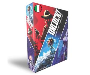 Asmodee - Unlock! Extraordinary Adventures, Board Game with App, Escape Room, 1-6 Players, 10+ Years, Italian Edition