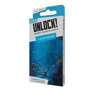 Asmodee | Unlock! Short Adventures 12: The Oceans Heart | Board Game | Ages 10+ | 1-6 Players | 45+ Minutes Playing Time