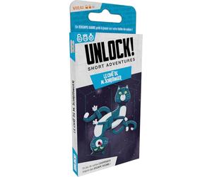 Asmodee - Unlock! Short Adventures - Mr Schrödinger's Cat - Space Cowboys - Survey Game - Escape Game - Cooperative Game from 10 Years - 1 to 6 Players - 45 Min - in French