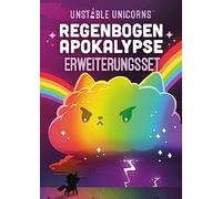 Asmodee Unstable Games, Unstable Unicorns - Rainbow Apocalypse, Expansion, Party Game, Card Game, 2-8 Players, From 8+ Years, 30-60 Minutes, German