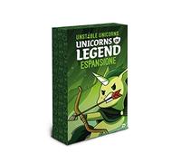 Asmodee - Unstable Unicorns: Unicorns of Legend Expansion Card Game - Italian Edition