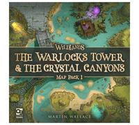 Asmodee Wildlands: Map Pack 1- The Warlock's Tower & The Crystal Canyons - Brand New And Sealed