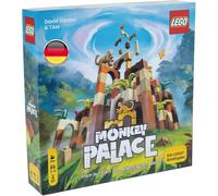 Asmodees - Monkey Palace: A Lego Board Game - Stone on Stone to the Most Magnificent Palace! Fun Family Building Block Game for Children and Adults - Age 10+, 2-4 Players, 45 Minutes per Game