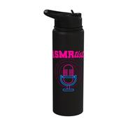 ASMR Artist Microphones ASMRtist Mic Brain Tingling Lover Stainless Steel Insulated Water Bottle