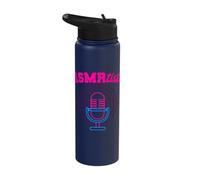 ASMR Artist Microphones ASMRtist Mic Brain Tingling Lover Stainless Steel Insulated Water Bottle