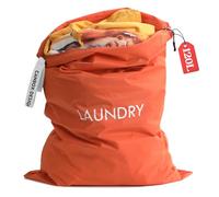 Asnews Laundry Bag, 60 X 90cm Large Travel Laundry Bags for Dirty Clothes | Heavy Duty Nylon Laundry Sack, Machine Washable Storage Bag for College Dorm, Camping, Zipper Closure, Carry Handle, Navy, XL