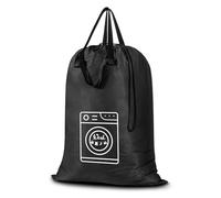 Asnews Laundry Bags, Nylon Dirty Clothes Storage Organizer with Drawstring Closure & Wide Strap Handles, 50 x 70cm Travel Laundry Bag for Trips, Camping, College Dorms, Caravan