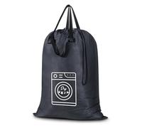 Asnews Laundry Bags, Nylon Dirty Clothes Storage Organizer with Drawstring Closure & Wide Strap Handles, 50 x 70cm Travel Laundry Bag for Trips, Camping, College Dorms, Caravan